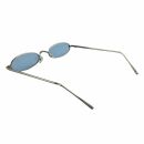 Schmale Sonnenbrille - Oval Future - 90s Retro - 6x2,5 cm
