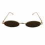 Schmale Sonnenbrille - Oval Future - 90s Retro - 6x2,5 cm