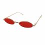 Gafas de sol estrechas - Oval Future - 90s Retro - 6x2,5 cm
