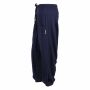 Unisex harem pants - Aladdin pants with wooden buttons - bloomers - Yogi Pants - blue-navy