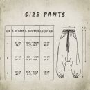 Unisex harem pants - Aladdin pants with wooden buttons - bloomers - Yogi Pants - bordeaux