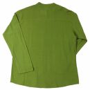 Mens Shirt - Dress Shirt - Stand-up Collar - Mandarin Collar - olive green