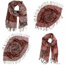 Oversized scarf - soft material - XXL cuddly scarf - zebra pattern