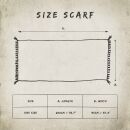 Oversized scarf - soft material - XXL cuddly scarf - zebra pattern