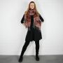 Oversized scarf - soft material - XXL cuddly scarf - zebra pattern