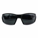 Schmale Sonnenbrille - Snake Sutter - Bikerbrille - 6x4 cm - schwarz