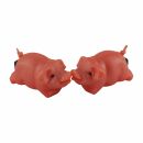 Magnetische Kusspuppen - küssende Schweine - Paar -...