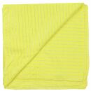 Baumwolltuch - gelb - schwefelgelb Lurex silber - quadratisches Tuch