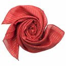 Sciarpa di cotone - rosso 3 - lurex argento - foulard...