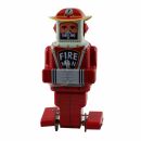 Robot - Robot de hojalata - Hombre de fuego - rojo -...