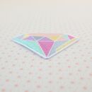 Patch - Diamond - Jewel - colourful pastel - patch