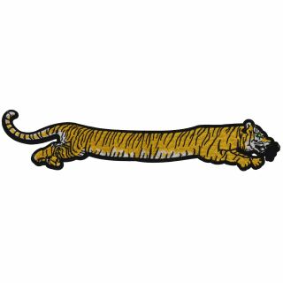 Aufnäher XL - Tiger gelb - Rückenaufnäher