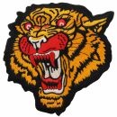 Patch XL - Tiger head yellow - back patch