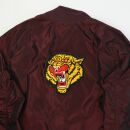 Patch XL - Tiger head yellow - back patch