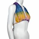 Bikini Top - Jerseyhose mit weitem Bein - einzel oder Set - Batik - Tie dye - pastellfarben