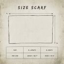 Oversized Schal - Pareo - Sarong - Wandtuch - 205x95 cm - Modell 01