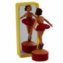 Magnetic Dancing Dolls - Ballerina - brown red - retro...