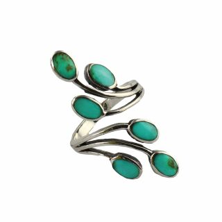 Anillo - anillo de dedo - plata 925 - zarcillo de nácar - tallas ajustables - turquesa