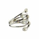Anello - anello da dito - argento 925 - cerniera...