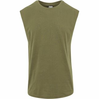 Open Edge ärmelloses T-Shirt grün-olivgrün Sleeveless Tee
