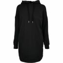 Ladies Organic Oversized Terry Hoody Dress black
