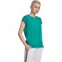 Ladies Extended Shoulder T-Shirt fresh green Tee