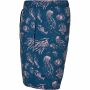 Badeshort Nautisches Muster blau Schwimmshorts