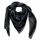 Sciarpa di cotone - Modello dallIndia 1 nero - foulard...