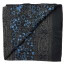 Sciarpa di cotone - Modello dallIndia 1 nero - foulard quadrato