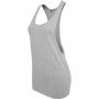 Ladies Loose Tanktop grau-meliert offenes Top