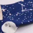 Socken aus Bambus - Sterne Mond Planeten Himmel