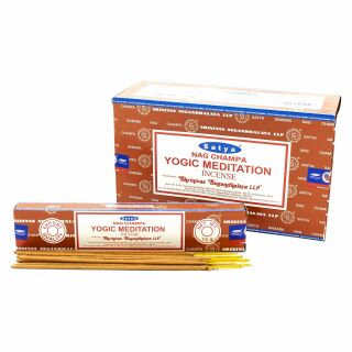 Incense sticks - Satya Nag Champa - Yogic Meditation - indian fragrance mixture