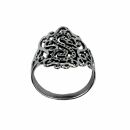 Anello - anello da dito - argento 925 - ornamento...