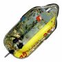 Tin toys - Mini recycling boat - Candle boat - Pop pop pop boat made of tin