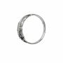 Ring - finger ring - 925 silver - feather