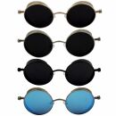 Gafas de sol redondas Firefly 4,5cm steampunk retro níquel gafas unisex
