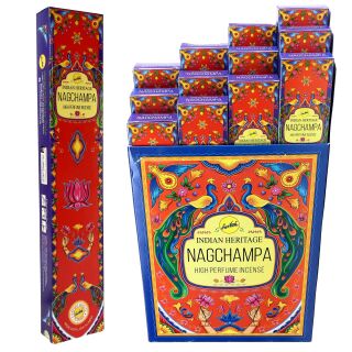 Indian Heritage Bastoncini dincenso Nagchampa Miscela di fragranze indiane