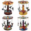 Tin toy carousel Swing small funfair tin carousel
