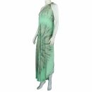 Summer dress green grey Oneside Spaghetti Straps beach dress batik dress
