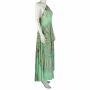 Summer dress green grey Oneside Spaghetti Straps beach dress batik dress
