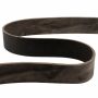 Leather belt 4cm leather belt with buckle dark brown marbled