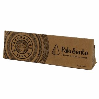 Fragances & Sens Räucherkegel Palo Santo heiliges Holz 1x7 Kegel Räucherkerze Duftmischung