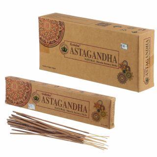 Goloka natural Incense sticks Astagandha Indian fragrance blend
