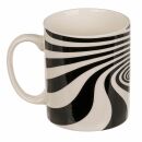 Copa de engaño óptico taza de café de porcelana ilusión