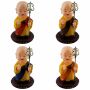 Solar wobble figure Buddha standing monk fittings wobble head solar figure