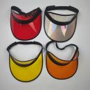 4x Schildmütze DEFEKT mit Fehler Retro Poker Visor...