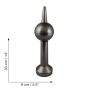 Tin money box TV tower Berlin model 05 money box black copper anthracite matt