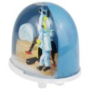 Globo di neve palla di scuotimento astronauta allunaggio...