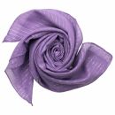 Cotton Scarf - purple - lilac Lurex silver - squared...