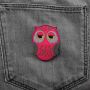 Patch - Owl - pink